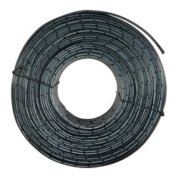 Kabelrolle von 100 Metern - Farbe Schwarz und Rot - Parallel DC - 2 x 0.75 mm - Innenleiter CCA 11/0.3 mm - PVC-Isolierung 2.5 m