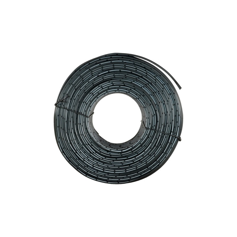 Kabelrolle von 100 Metern - Farbe Schwarz und Rot - Parallel DC - 2 x 0.75 mm - Innenleiter CCA 11/0.3 mm - PVC-Isolierung 2.5 m