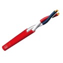 Abgeschirmte geflochtene Kabeltrommel - Rolle von 100 Metern - Kupferleiter 2x1.0mm2 - CPR Cca-Zertifikat -1sb, a1, d1 - EN-Zert