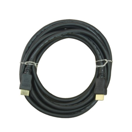 HDMI cable - HDMI Type A male - High Speed - 5 m - Color black - Corrosion-resistant connectors - HDMI1-5 - 1