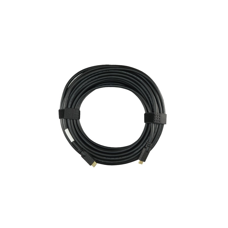 HDMI cable - HDMI Type A male - Reinforced and shielded - 25 m - Black - Corrosion-resistant connectors - HDMI1A-25