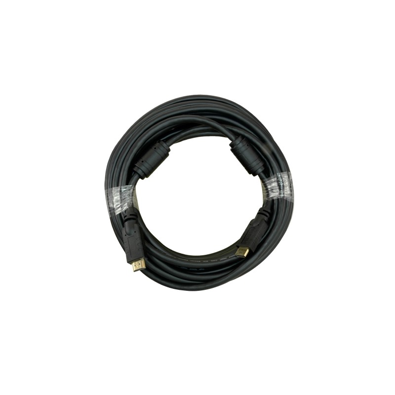 HDMI-Kabel - HDMI Typ A Stecker - Farbe schwarz - Korrosionsschutz-Steckverbinder - HDMI1F-10 - 1