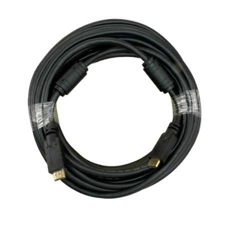 HDMI-Kabel - HDMI Typ A Stecker - Farbe schwarz - Korrosionsschutz-Steckverbinder - HDMI1F-10 - 1