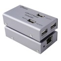 USB LAN Extender - 1 USB input - 4 USB outputs - Maximum connection length 50m - Plug and Play - USB-EXT-4 - 1