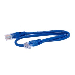 UTP Kabel - Ethernet - Verbinder RJ45 - Kategorie 5E - 0.5 m - Farbe Blau - UTP1-05B - 1