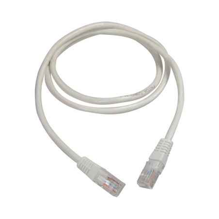 UTP Safire Cable - Ethernet - RJ45 Connector - Category 5E - 1 m - White - UTP1-1W - 1