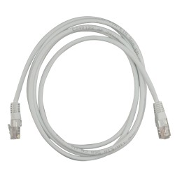 UTP Safire Kabel - Ethernet - Verbinder RJ45 - Kategorie 5E - 2 m - Weiße Farbe - UTP1-2W - 1
