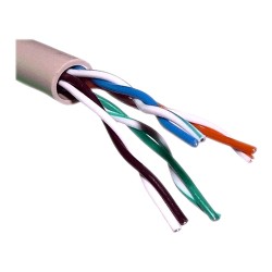 UTP Safire Kabel - Kategorie 5E - Rolle von 305 Metern - Graue Farbe - Durchmesser 5.5 mm - Halogenfrei - UTP5E-300-H - 1