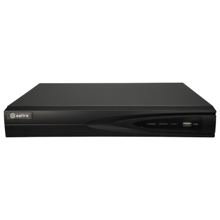 Video recorder 5n1 Safire - 4CH HDTVI/HDCVI/AHD/CVBS/ 4+1 IP - 4Mpx Lite (15FPS) - HDMI Full HD and VGA output - Audio via Koa