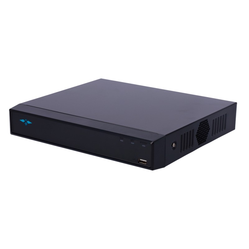 Video recorder 5n1 X-Security - 4 CH HDTVI/HDCVI/AHD/CVBS(5Mpx) + 2 IP(6Mpx) - Audio via coaxial - Recording resolution 5M-N (