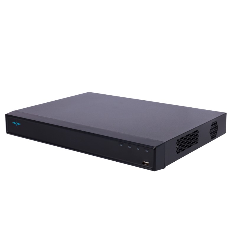 Video recorder 5n1 X-Security - 8 CH HDTVI/HDCVI/AHD/CVBS (4K) + 8 IP (8Mpx) - Audio via coaxial - 2 SATA ports up to 16TB