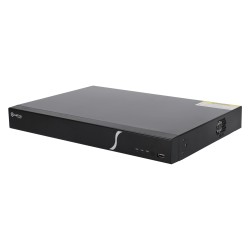 Safire Smart - NVR-Recorder für IP-Kameras - 16CH PoE-Anschlüsse / Komprimierung H.265S / 2HDD - Auflösung bis zu 8Mpx / Bandbre