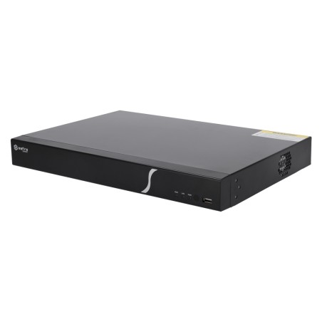 Safire Smart - NVR-Recorder für IP-Kameras - 16CH PoE-Anschlüsse / Komprimierung H.265S / 2HDD - Auflösung bis zu 8Mpx / Bandbre