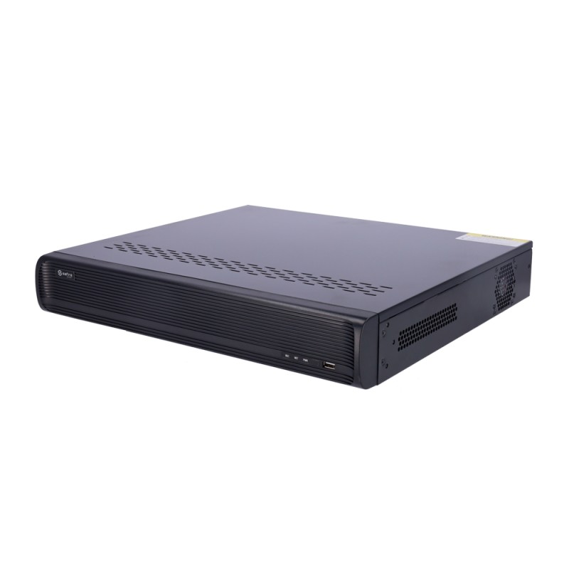 Safire Smart - NVR-Rekorder für IP-Kameras Reihe B2 - 16CH PoE-Anschlüsse / Komprimierung H.265S / 4HDD - Auflösung bis zu 12Mpx