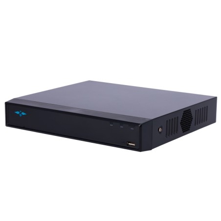 X-Security KI IP-Rekorder - 4 CH IP-Video | 4 CH PoE - Maximale Aufzeichnungsauflösung 12 Mpx - Bandbreite 80 Mbps - HDMI Full H