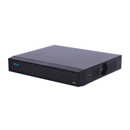X-Security KI IP-Rekorder - 8 CH-Video-IP- / 8 PoE-Ports - Maximale Aufzeichnungsauflösung 12 Mpx - Bandbreite 80 Mbps - HDMI Fu