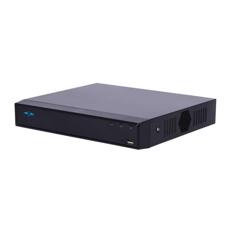 X-Security KI IP-Rekorder - 16 CH IP-Video  - Maximale Aufzeichnungsauflösung 12 Mpx - Bandbreite 80 Mbps - HDMI Full HD- und VG