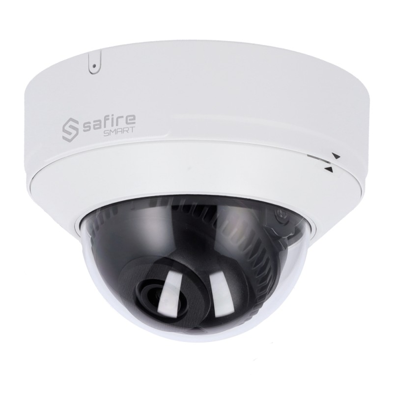 Safire Smart - IP-Dome-Kamera Reihe I1 KI Erweitert - Auflösung 4 Megapixel (2592x1520) - Objektiv 2.8 mm | Audio &amp Alarme | 