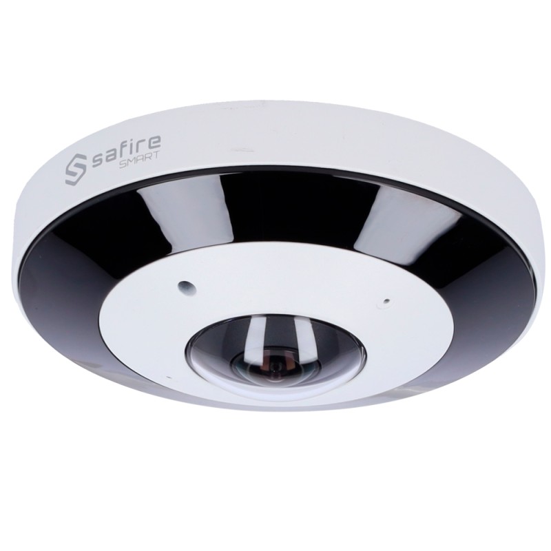 Safire Smart - Fisheye IP Dome Camera Series I1 - Resolution 6 Megapixels (2160x2160) - Lens 1.1 mm, Wide Angle 360º - Audio, A