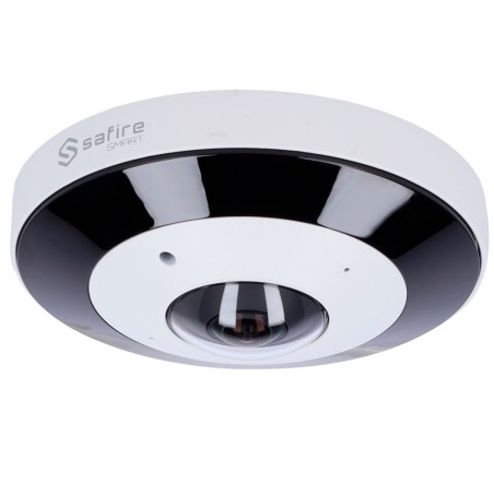 Safire Smart - Fisheye IP Dome Camera Series I1 - Resolution 6 Megapixels (2160x2160) - Lens 1.1 mm, Wide Angle 360º - Audio, A