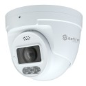 Safire Smart - IP-Turret-Kamera Reihe I1 mit aktiver Abschreckung - Auflösung 8 Megapixel (3840x2160) - Objektiv 2.8 mm | MIC &a
