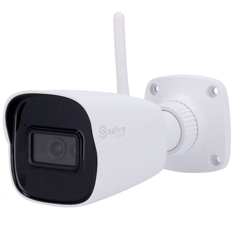 Safire Smart - Bullet WiFi Camera E1 Artificial Intelligence - Resolution 4 Megapixels (2566x1440) - Lens 2.8 mm | Audio IN | I