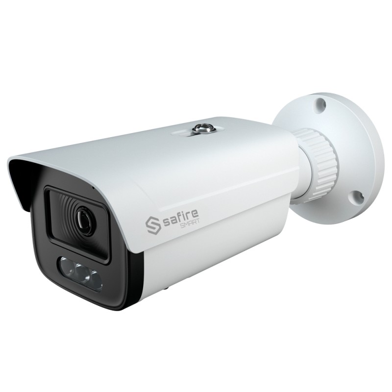 Safire Smart - Bullet-IP-Kamera-Reihe E1 Night Color  - Auflösung 4 Megapixel (2566x1440) - Objektiv 2.8 mm | MIC | LED 30m - KI