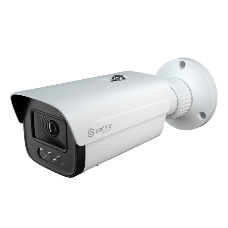 Safire Smart - IP-Bullet-Kamera I1 Reihe mit aktiver Abschreckung - Auflösung 8 Megapixel (3840x2160) - Objektiv 2.8 mm | MIC &a