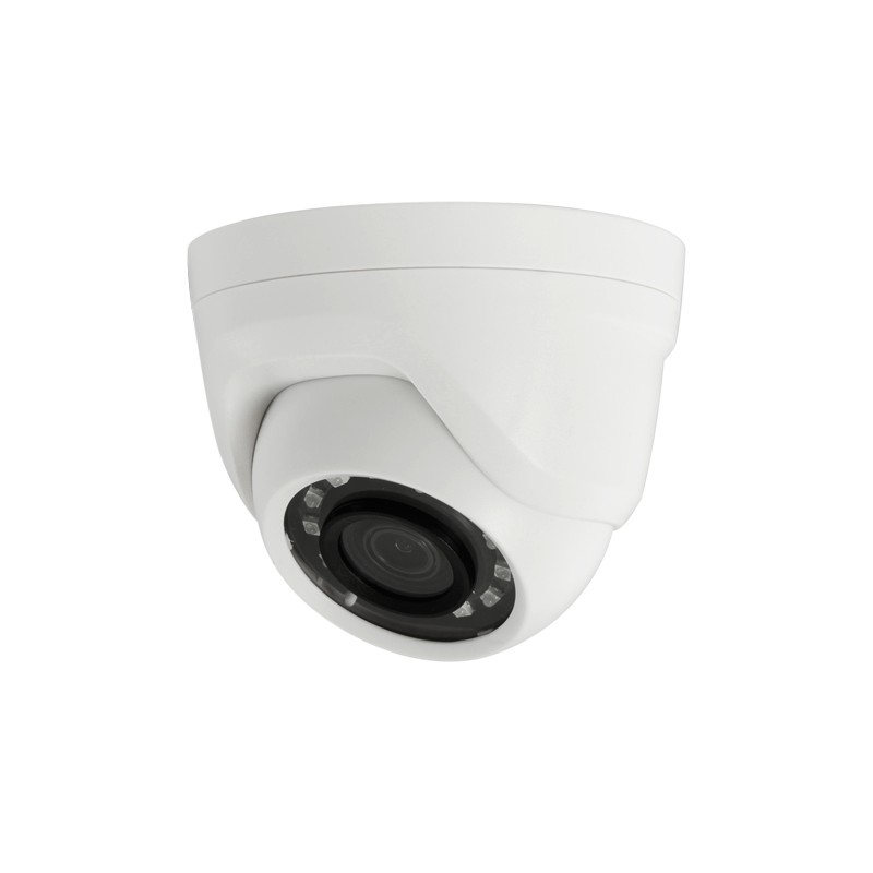 Dome-Kamera Range 1080p ECO - 4 in 1 (HDTVI / HDCVI / AHD / CVBS) - 1/2.7" Brigates© BG0806 - Objektiv 3.6 mm - 12 LEDs SMD IR R