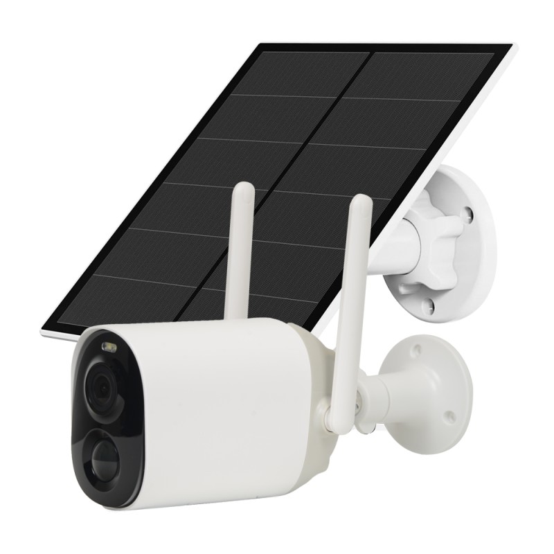 VicoHome Außenbereich 3Mpx Wifi mit Batteriebetrieb - PIR-Sensor / Intelligente Erkennung (Cloud) - Solarpaneel 5W / Batterie 80