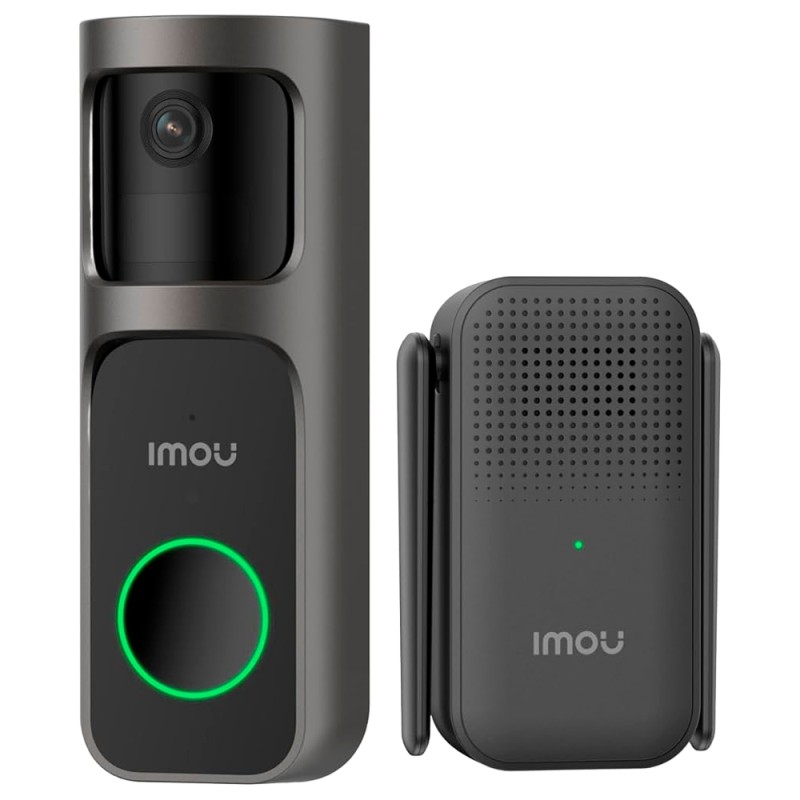 Türklingel WiFi a bateria Imou 3 Megapixel 2K - Batterie 5000 mAh - Linse 2.3 mm / IR 5m - PIR-Erkennung von Menschen - Zwei-Weg