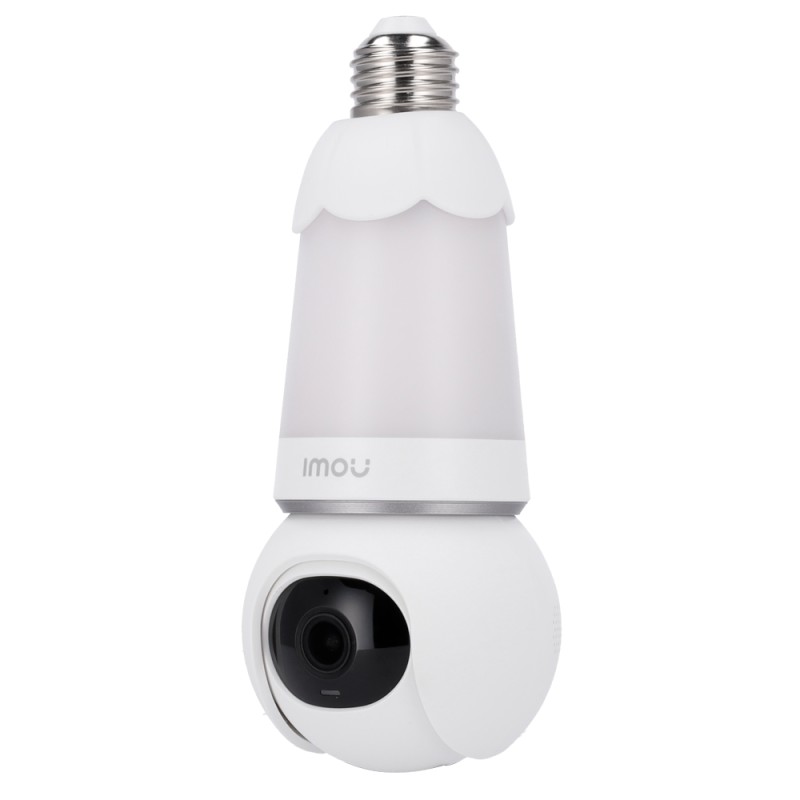 Kamera Glühbirne E27 Wifi Imou 3 MP - Farbe Nachtsicht / Abschreckendes Blitzlicht - Objektiv 2.8 mm / IR 25 m - Erkennung von M