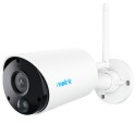 Reolink Batteriebetriebene WiFi-Kamera - 3MP (2304 x 1296) - IR 10 m / Sirene - PIR-Erkennung von Personen und Fahrzeugen - Zwei