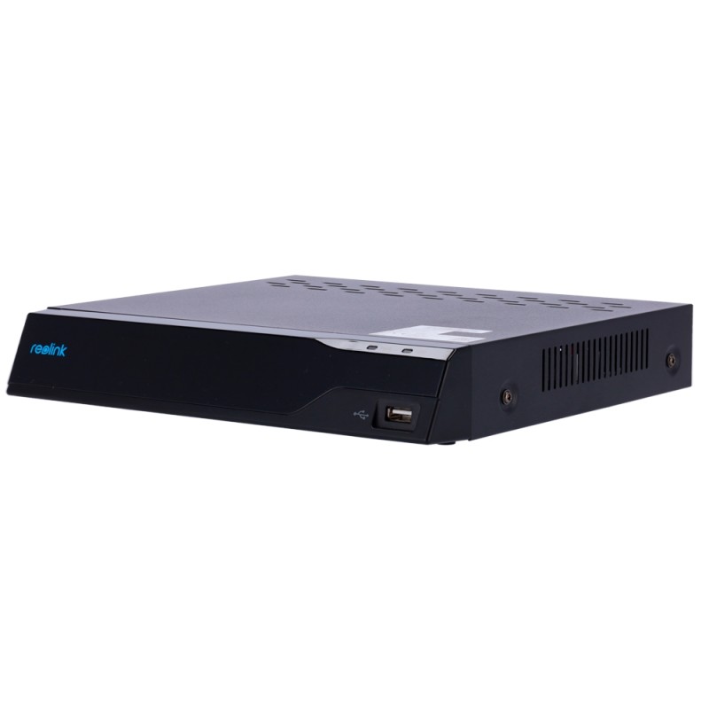 Reolink NVR 8 PoE Channels - 4K+ 12 MP - Human/Animal/Vehicle Detection - e-SATA - 2TB HDD - Suitable for Indoor Use - RL-NVS8-P