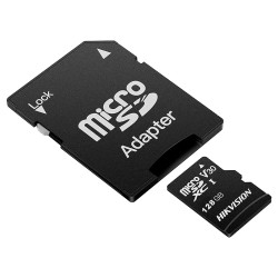 Hikvision Memory Card - Capacity 128 GB - Class 10 | Write Speed 20 MB/s - Up to 300 Write Cycles - Format FAT32