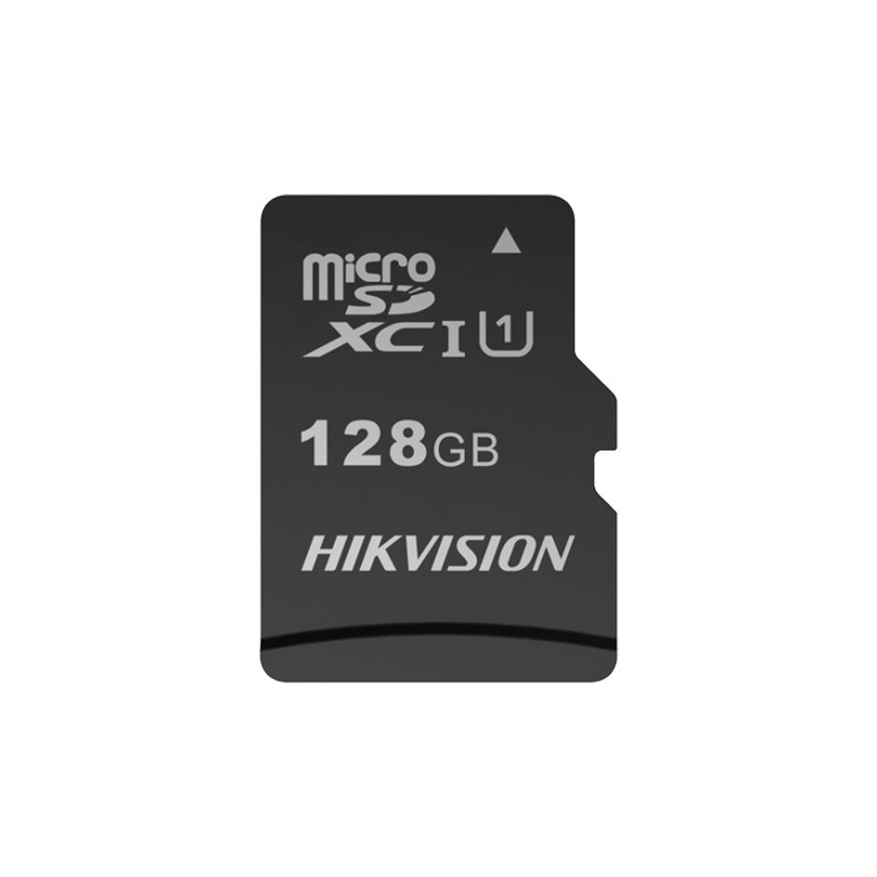 Hikvision memory card - TLC technology - 128 GB capacity - Class 10 | Write speed 85 MB/s - Up to 3000 write cycles
