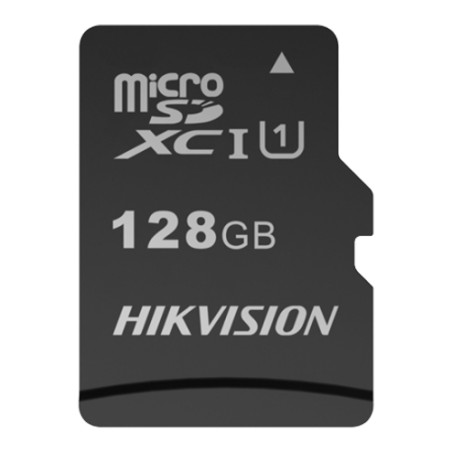 Hikvision Speicherkarte - TLC-Technologie - Kapazität 128 GB - Klasse 10 | Schreibgeschwindigkeit 85MB/s - Bis zu 3000 Schreibzy