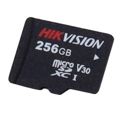 Hikvision memory card - 3D TLC NAND technology - 256 GB capacity - Class 10 | Write speed 85 MB/s - More than 3000