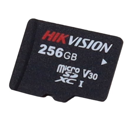 Hikvision memory card - 3D TLC NAND technology - 256 GB capacity - Class 10 | Write speed 85 MB/s - More than 3000
