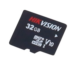 Hikvision memory card - 3D TLC NAND technology - 32 GB capacity - Class 10 | Write speed 25 MB/s - More than 3000