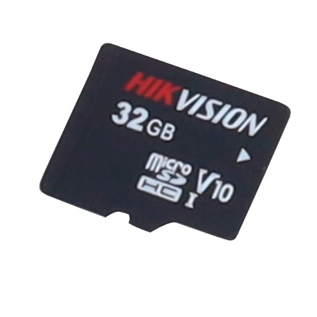 Hikvision memory card - 3D TLC NAND technology - 32 GB capacity - Class 10 | Write speed 25 MB/s - More than 3000