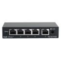 Reyee Switch Desktop - Metallgehäuse - 5 Ports RJ45 - Geschwindigkeit 10/100 Mbps - Plug and Play - Energiesparende Technolog