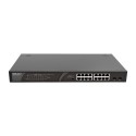 Reyee PoE Desktop Switch - 16 RJ45 ports + 2 Uplink SFP - 16 Gigabit ports + 2 Gigabit ports - 16 PoE+ ports