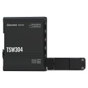 Teltonika Industrial Unmanaged Switch - 4 Ethernet Anschlüsse RJ45 Gigabit  - Robustes Aluminium-Gehäuse - TK-TSW304 - 1