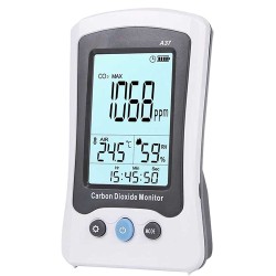 Temperature and humidity meter of CO2, - With user-programmable optical and acoustic alarm - Recording of - MT-CO2-A37 - 1