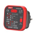EU socket tester - checking wiring errors - leak test - UT07B-EU - 1