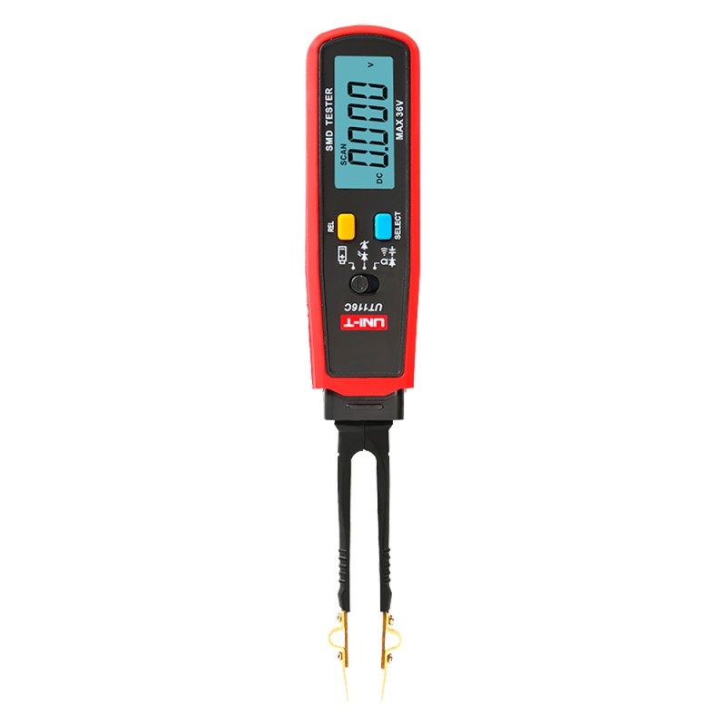 Digital tester for SMD components - Display of up to 6000 accounts - Resistance and capacitance measurement - Continuity test