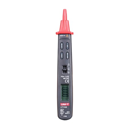 Pen digital multimeter - LCD screen - DC and AC voltage measurement up to 300V - Resistance and capacitance measurement - Buz