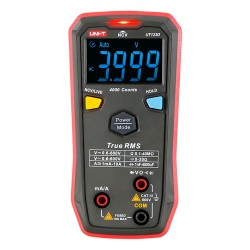 Taschen-Digitalmultimeter - DC und AC Spannungsmessung bis zu 600V - DC- und AC-Strommessung bis zu 10A - Widerstands- und Ka