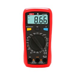 Hand-Digital-Multimeter - DC und AC Spannungsmessung bis zu 600V - DC-Strommessung bis zu 10A - Widerstands- und Kapazitätsme